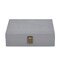 Makerflo Natural Pine Wood Cigar Box, Hinged Back & Front Clasp, Black Felt Lined, 8.5" x 8" x 2.4", Ideal for Craft - (Laser Engraving, Epoxy, UV DTF, and Vinyl)